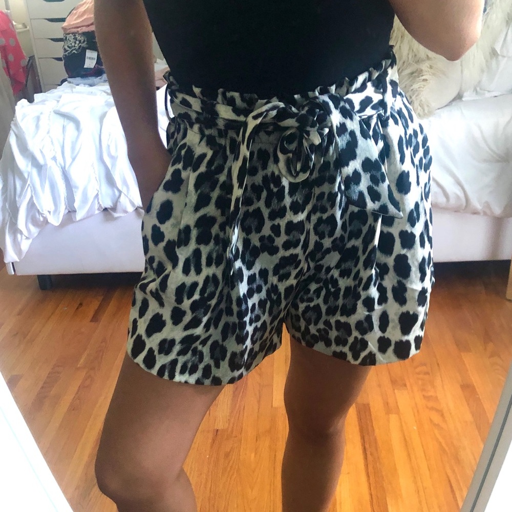 Zara Cheetah Print Shorts